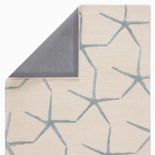 Image of Hand Tufted Wool Carpets Anti Shedding Rug Modern Carpets for Living Room Size 8x10 Feet