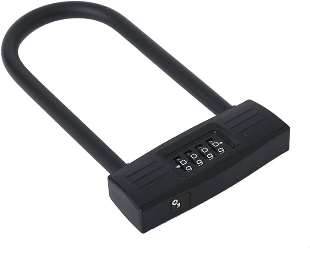 Bike U Lock, Heavy Duty Bike Lock Bicycle Lock, U Lock Security Cable, Portable Bike Chain Locks for Bicycle, Motorcycle and More