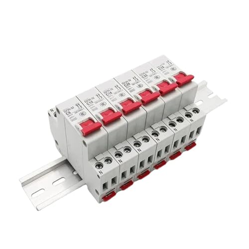 Mini disyuntor DPN 1P+N 10A y mini interruptor magnetotermico DZ30-32 para riel DIN 2