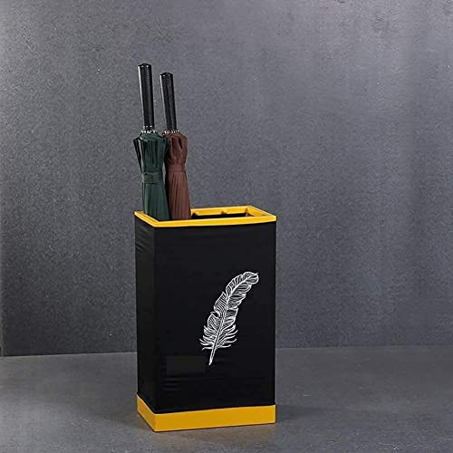 Porte-parapluie rectangulaire en métal moderne intérieur pour cannes de marche