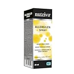NUTRIVA Allergilen Spray Nasale, Dispositivo Medico, Allergia di Stagione, Naso Chiuso, Muco, Agenti Irritanti, Allergie da Polline, 20ml, con Aloe Vera, Propoli, Mirra, Eucalipto, Pino e Menta