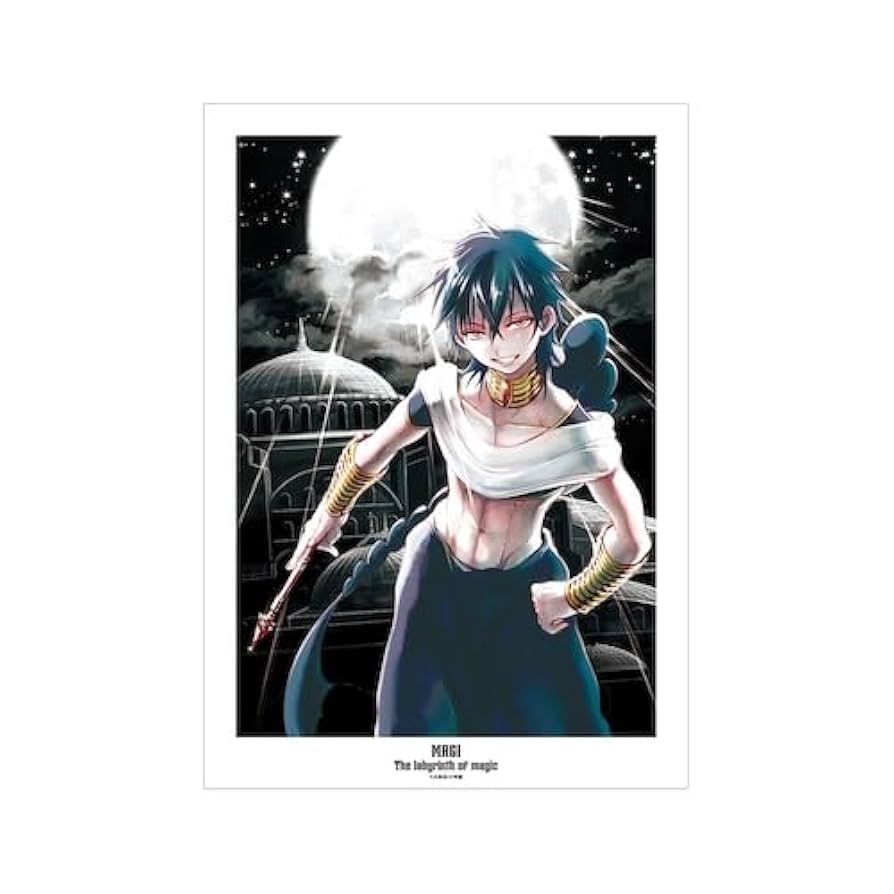 マギ ポップアップ 表紙イラストA3マット加工ポスター 練紅覇 練紅炎 マギ - 34巻表紙イラスト A3マット加工ポスター | AMNIBUS