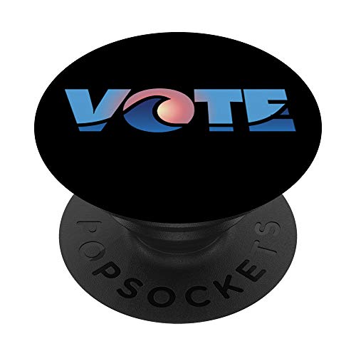 Vote Blue Wave Voter démocratique PopSockets PopGrip Interchangeable