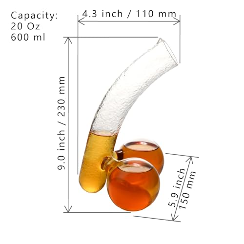 Tycol Novelty Whiskey Decanter, 20oz/600ml Glass Liquor Dispenser, Unique Gift for Dad Husband Boyfriend, Father's Day Birthday, Funny Bar Decor Conversation Starter - image 6