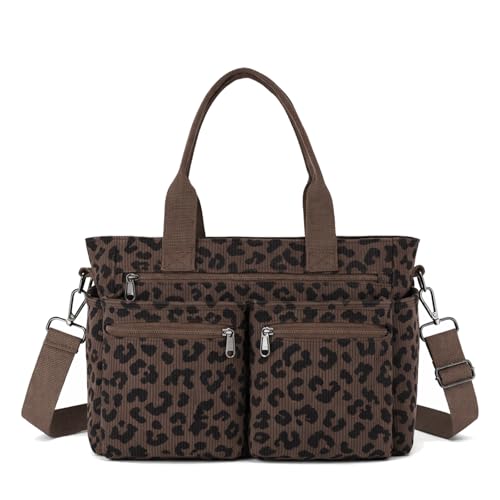 Bolso Tote Casual de Pana para Mujer miniatura 1