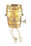 B&P Lamp® Brass Model 23 Aladdin Brand Burner for Heelless Chimney