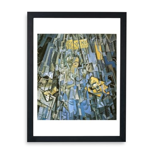 Affiche Salvador Dali Autoportrait cubiste XL affiche encadrée pour salon
