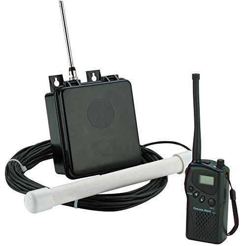 Dakota Alert MAPS-HT-KIT Wireless Driveway Alarm System - MURS Alert Probe Sensor (MAPS) Metal Detecting Transmitter with 50-FT of Direct Burial Cable and Handheld M538-HT VHF Transceiver