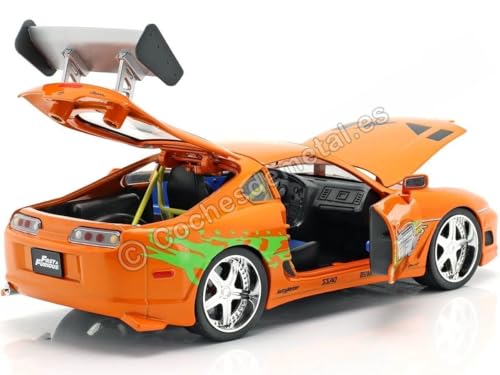 Jada Toys Brian y Toyota Supra 1995 1:18 miniatura 5