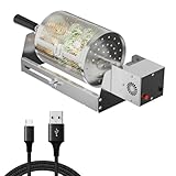 Nikou Cesta Giratoria Automática para Barbacoa, Parrilla de Asador, Máquina de Kebab Doner Keebab Pescado Parrilla Barbacoa para Camping, Hogar