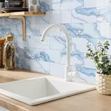 ✪Autocollants pour carreaux modernes : Ce sont des autocollants plats comme de vrais carreaux, créant un style moderne pour votre pièce en quelques minutes. Très agréable pour la décoration de la maison et le remplacement des vieux carreaux pour les locataires