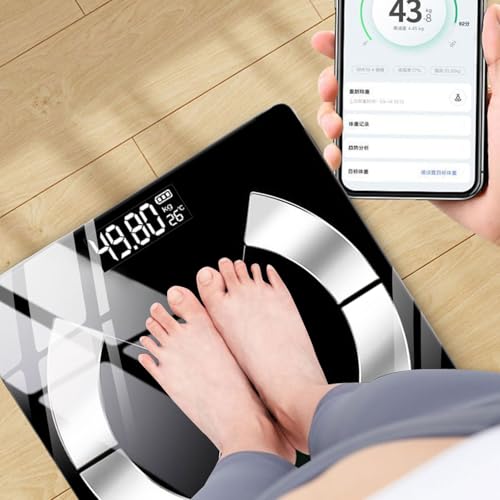 Pèse-personne de poids précis avec moniteur composition corporelle portable USB