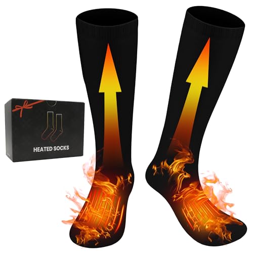 Heated Electric Socks for Women Men Rechargeable Battery Operated Socks Kit Gifts for...