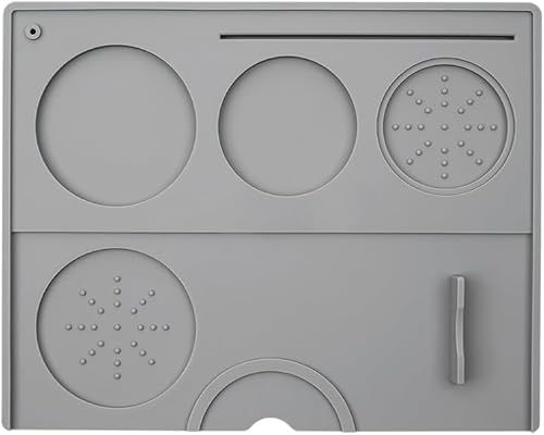 Alfombrilla de compresión de café expreso, estación de amortiguación de café de grado alimenticio, accesorio de silicona para baristas, hogar,