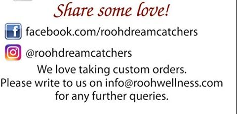 Miniatura 5 de Rooh Atrapasueños  Espiral de arco iris  Colgantes de mandala hechos a mano para positividad (se puede utilizar como detalles de decoración del