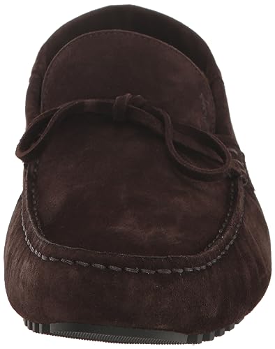 Image of BOSS Women's Suede Slip-on Moccasins with Top Bow Detail