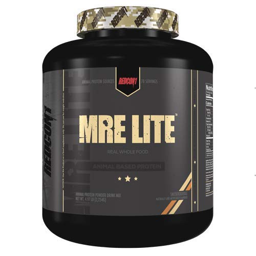 Redcon1 - MRE LITE 5LB - (78 Servings) Animal Protein, Real Whole Food Sources, Low Carb, No Dairy, Keto Friendly (Snickerdoodle)