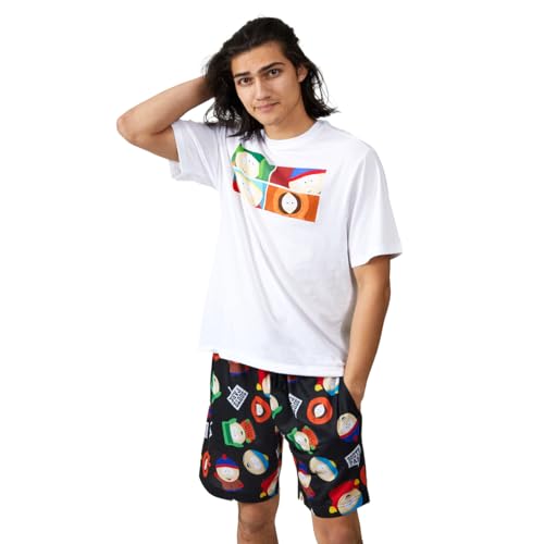 Bioworld South Park Main Character Grid Men's 2-Pack T-shirt & Lounge Short Sleep Set3