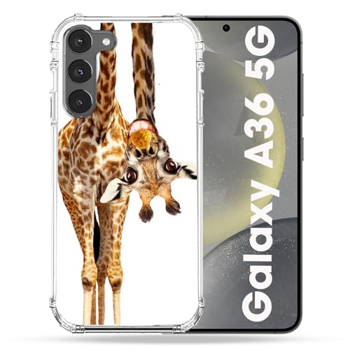 Coque Samsung A36 5G Girafe Blanche Cokitec antichoc