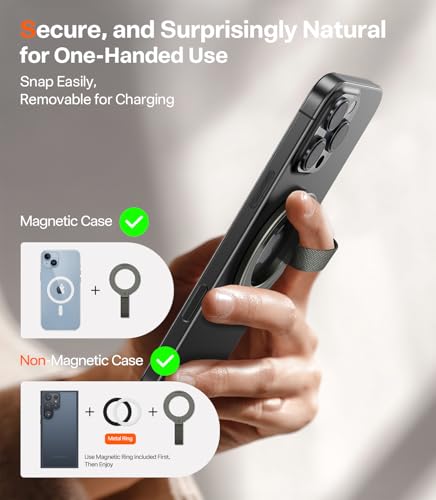 TORRAS Magnetic Phone Grip Ring Holder Kickstand & Case Magnetic - image 7