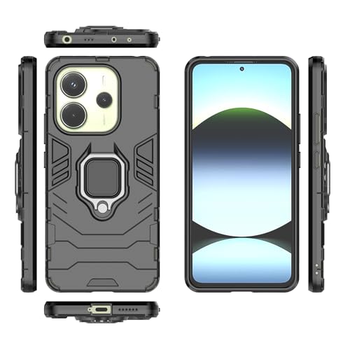 Coque Xiaomi Redmi Note 14 4G noire protection PC TPU rigide mince