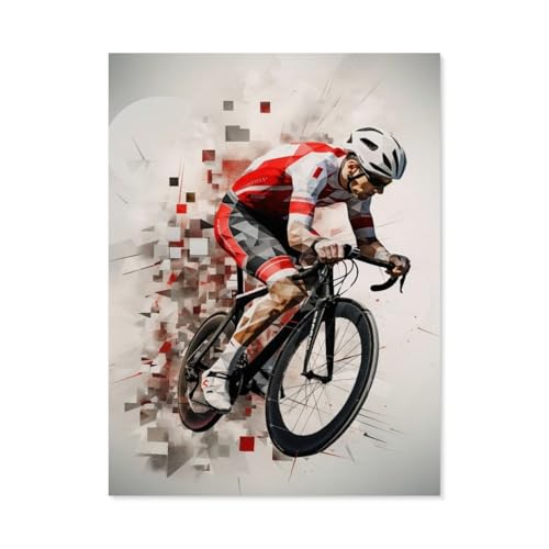 Tableau strass diamant vélo de course pour décorer un salon moderne
