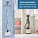 SALAV GS18 Full-Size Clothes Steamer - 1500W Power, 1.8L Water Tank, 60-Min Garment Steam, Iron Clothing, Adjustable Pole & Wheels for Easy Storage, Professional Standing Steamer for Clothes, White