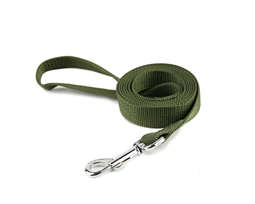 Nylon Dog Training Leash, Traction Rope, 4Ft /5 Foot /6 Feet Long, 5/8 inch 3/4 Inch 1 Inch Wide, for Small and Medium Dogs