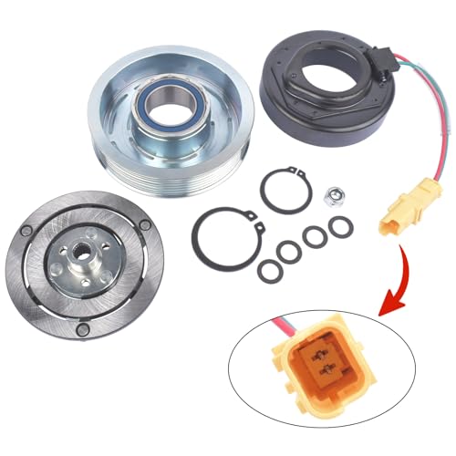 Bisenya Embrague Compresor de Aire Acondicionado Reemplazo para 1007 307 308 508 Partner Berlingo C3 C4 C5 Xsara 1.4 1.6 2.0 ACC0101 SD6C12 9651910980