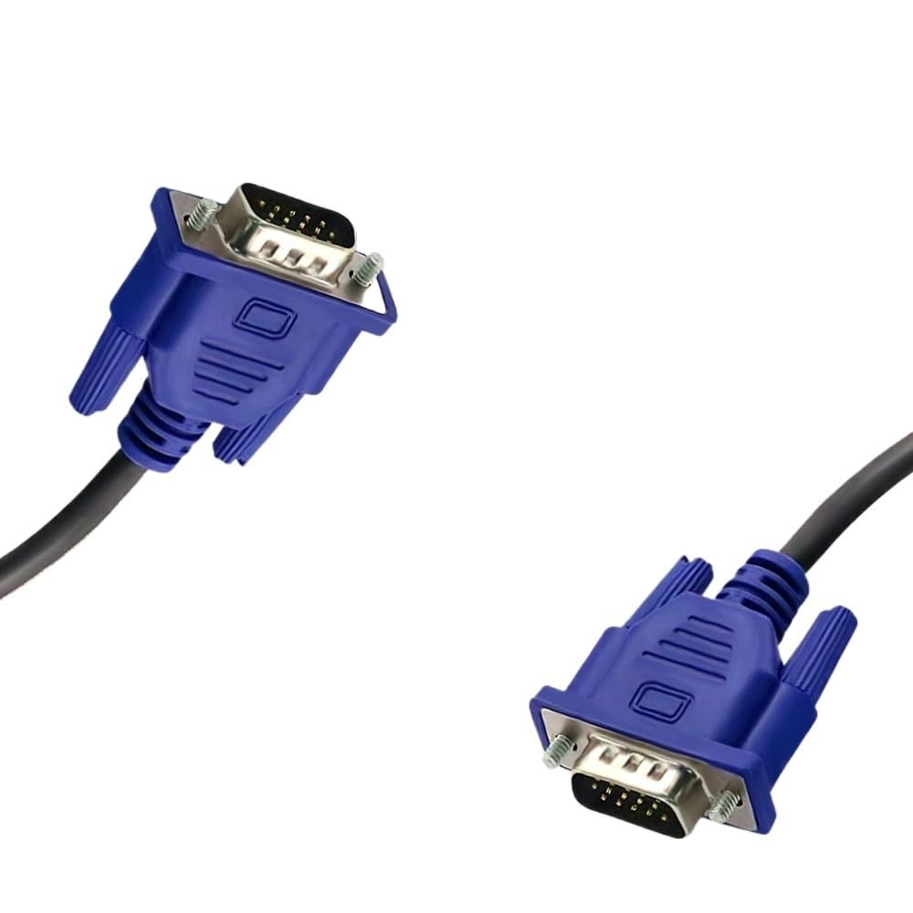 Cavo da VGA a VGA, 15 pin, 1,5 m, 300 cm, 5 m, prolunga maschio a maschio, cavo convertitore 3+6 per PC, monitor, TV, proiettore (300 cm)
