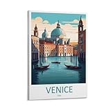 Décoration murale idéale : Venise Travel Italy Lovers St Marks Square Decor facile à assortir à la décoration intérieure ou intérieure, comme salon, salle à manger, fond de canapé, cuisine, escaliers, toilettes, salle de bain, chambre d'amis, chambre à coucher, etc. WC, buanderie, salle de jeux, salle d'étude, salle de jeux, garage, cave, porche, couloir, allée, salon, entrée, etc. Extérieur comme patio, porte, porte, entrée, salle de gym, massage, maison, casa, salle de classe. Espace professionnel comme bureau, hôtel, galerie, restaurant, magasin, salon de beauté