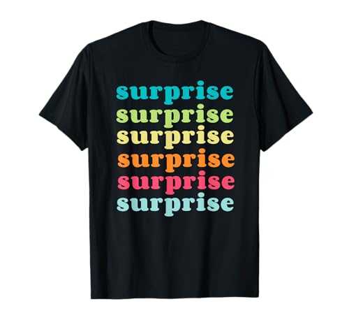 Surprise Arizona (AZ) Colorful Repeating Text T-Shirt