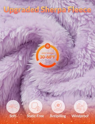 baleaf Women's Quarter Zip Sherpa Fleece Pullover Lightweight Long Sleeve Warm Winter Sweater Jackets with Zipper Pocket2