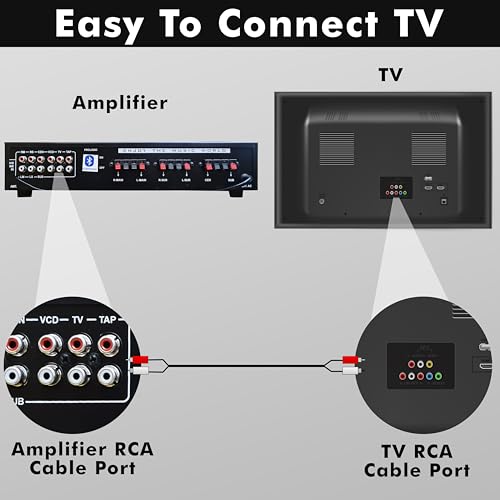Image of TARGET TT-BK-AMP 826 Amplifier RMS 300 Watts 5.1 Channel Surround Six Tracks Stereo Amplifer Usb, Bluetooth, Av, MIC