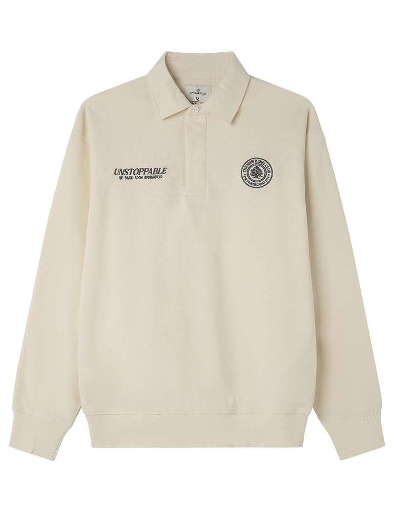 Springfield Rebelution LS Rugby Polo Polo Hombre (Pack de 1)