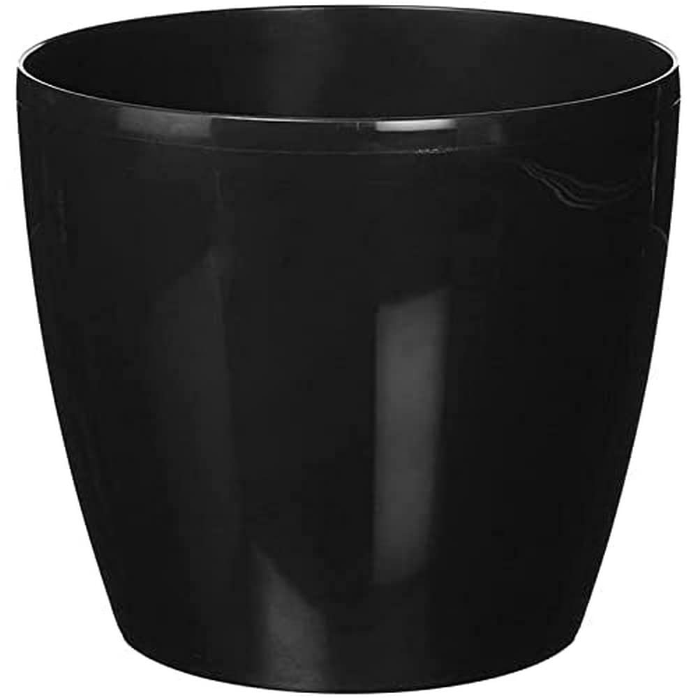 Lamela Schwarz Vase Rund Magnolia, 21 X 18,5 Cm,