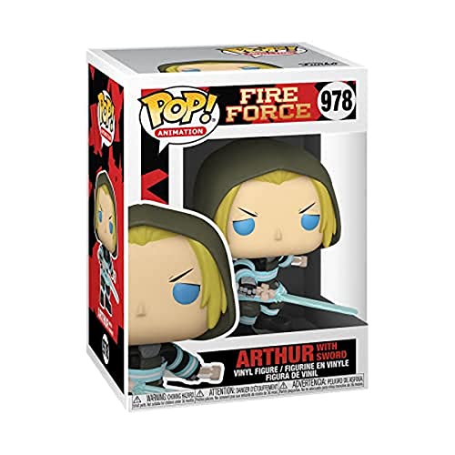 Funko Pop Animation: Fire Force - Arthur With Sword, Multicolor, Standard, (56156)