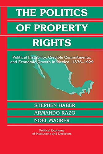 Portada de The Politics of Property Rights: Political Instability, Credible Commitments, and Economic Growth in Mexico, 1876-1929