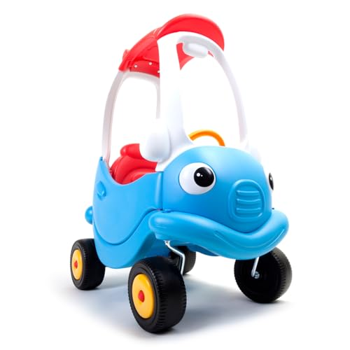 grow39n up mister coupe safe sturdy body 360-degree spinning wheels doors lock and roof handle storage tray ages 15