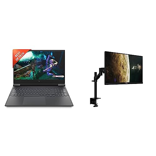 Image of HP Victus Gaming AMD Ryzen 5-5600H Processor 16.1 inch(40.9 cm) FHD Gaming Laptop & HyperX Armada 25 FHD Gaming Monitor (64V62AA#ACJ)