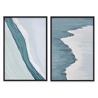 SIGNWIN Framed Canvas Wall Art Colorful Beach Canvas Prints Home Artwork Decoration for Living Room,Bedroom - 16