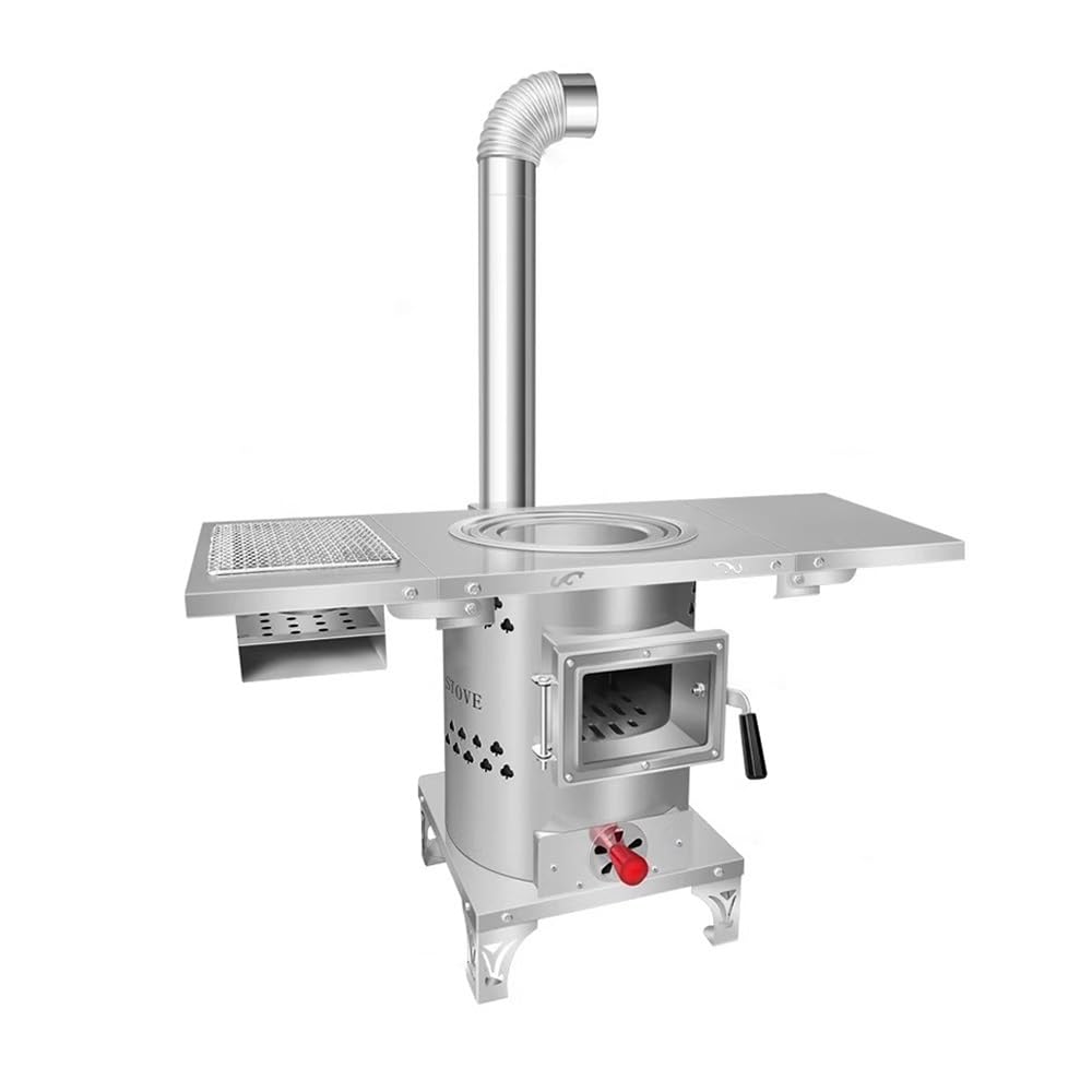 Stove heater, camping wood stove Wood Stove Burning Firewood Household Rural and Coal Dual-purpose Heating Outdoor Picnic
