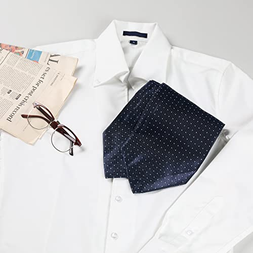 Corbata cravat de fiesta para hombre Allegra K cuello ascot 4