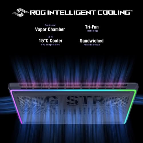 Image of ASUS ROG Strix G18 Gaming Laptop, GeForce RTX 5070 Ti 12GB GDDR7, 18 inch 2.5K ROG Nebula 240Hz Display, Intel 24-Core Ultra 9 275HX, 64GB DDR5 RAM, 4T SSD, RGB Keyboard, WiFi 7, Win 11 Pro, W /Accessories