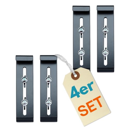 GarPet 4X Blumenkastenhalterung Fensterbank ohne Bohren unsichtbare...