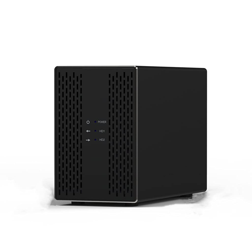 BaiBnn Dual Hard Disk Array RAID USB3.0/USB3.1 Dual Bay Dock HDD Enclosure RAID Auto Data Backup 3.5&#x27;HDD Array USB3.1