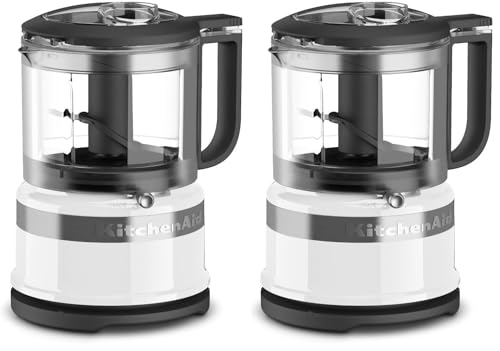 Image of KitchenAid KFC3516WH 3.5 Cup Food Chopper, White (Pack of 2)