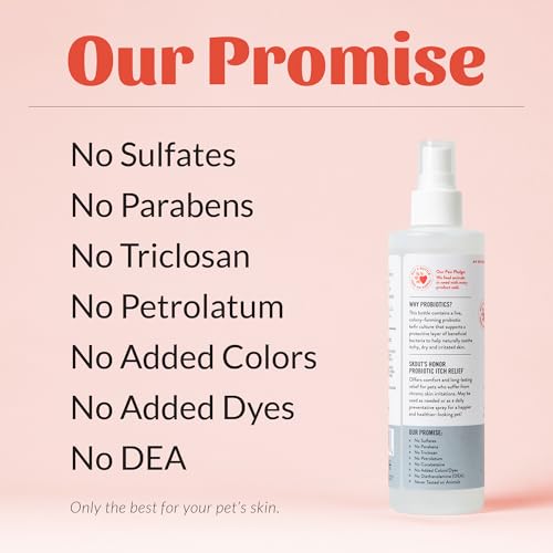 Image of SKOUT'S HONOR Probiotic Itch Relief Spray for Dogs, 8 oz, 2-Pack