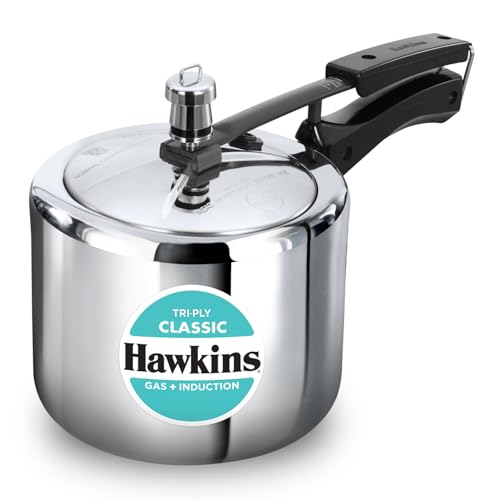 Hawkins Triply 3 Litre Classic Pressure Cooker, Triply Stainless ...
