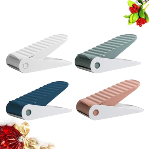 Organiseur chaussures double niveau en PP robuste pour dressing